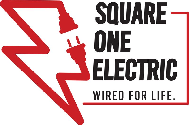 Square One Electric logo. Wired for Life.